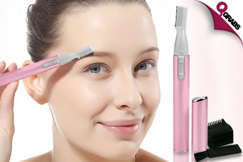 From QR35, Touch Up Wherever with Portable Pink Mini Electric Hair Trimmers! (Up to QR110 Value)